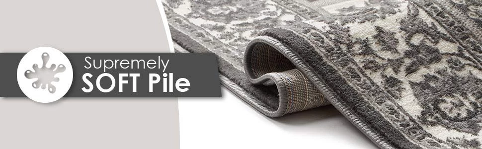 WW Modern Floral Panel Persian Design Grey Ivory Area Rug All Area Rugs And Runners 7 WW Modern Floral Panel Persian Design Grey Ivory Area Rug All Area Rugs And Runners