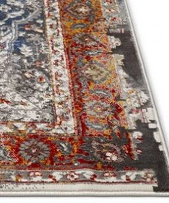 WW Modern Floral Persian Design Yellow Red Blue Area Rug All Area Rugs And Runners