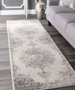 NL Vintage Persian Floral Grey Soft Area Rug All Area Rugs And Runners 9 NL Vintage Persian Floral Grey Soft Area Rug All Area Rugs And Runners