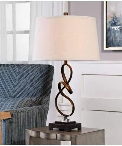 Uttermost Tenley Oil Rubbed Bronze Hand-Twisted Table Lamp
