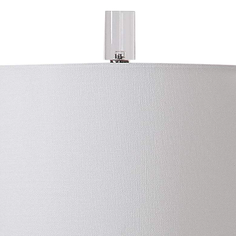 Uttermost Lamps Rana Silver Bronze Ceramic And Crystal Buffet Lamp 3 Uttermost Lamps Rana Silver Bronze Ceramic And Crystal Buffet Lamp