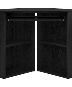 MW Furniture Corner Desk With Keyboard Tray And Shelve