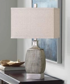 Uttermost Caffaro Textured Rust Bronze Ceramic Table Lamp
