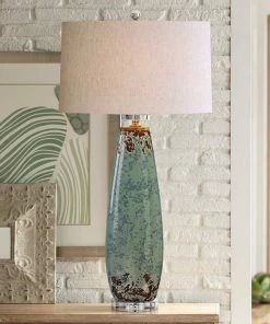 Uttermost Lamps Rovasenda Pale Mint Green Ceramic Table Lamp