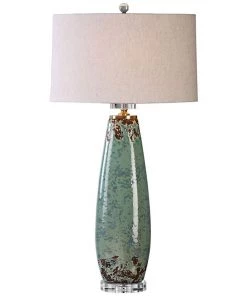 Uttermost Lamps Rovasenda Pale Mint Green Ceramic Table Lamp