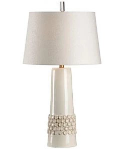 Wildwood Tivoli Aged Cream Glaze Ceramic Table Lamp Lamps