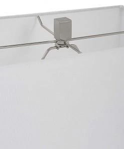 Uttermost Lamps Pillar White Marble Table Lamp