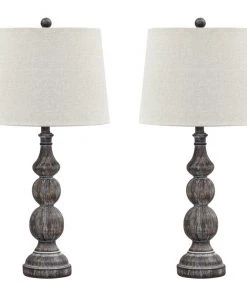 Modern Rugs And Decor Home Décor 2-Tone 29" Table Lamp Set (Set Of 2)