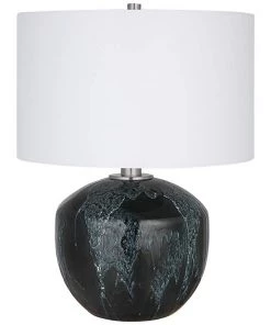 Uttermost Lamps Highlands Green Ceramic Table Lamp