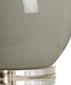 Wildwood Dharma Sage Green Glaze Ceramic Table Lamp Lamps