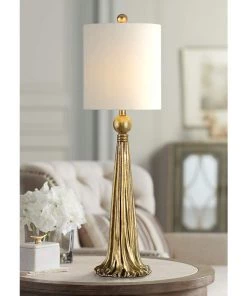 Uttermost Paravani Antique Metallic Gold Buffet Table Lamp Lamps