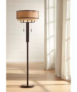 Lamp Plus Franklin Iron Works Alamo Double Shade Floor Lamp Lamps
