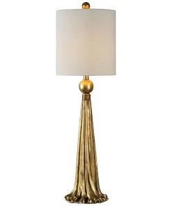 Uttermost Paravani Antique Metallic Gold Buffet Table Lamp Lamps