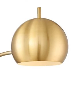 Lamp Plus Possini Euro Ardeno Brass Finish Modern Arc Floor Lamp