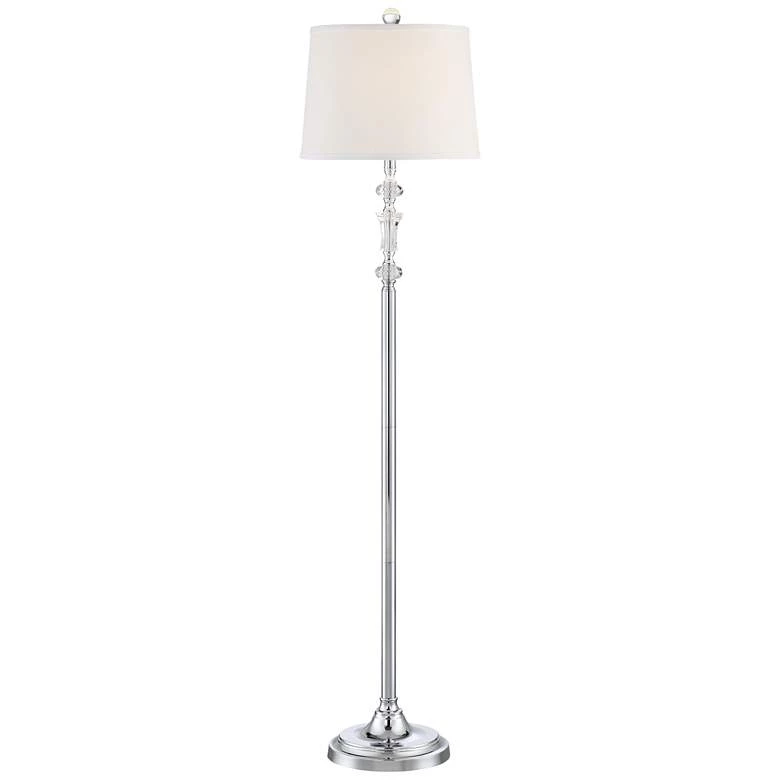 Lamp Plus Montrose Polished Steel And Crystal Floor Lamps - Set Of 2 6 Lamp Plus Montrose Polished Steel And Crystal Floor Lamps - Set Of 2