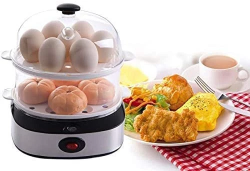 Pow Cub Kitchen 2 In 1 Electric Rapid Stainless 14 Egg Cooker/Steamer Auto Shut Off 8 Pow Cub Kitchen 2 In 1 Electric Rapid Stainless 14 Egg Cooker/Steamer Auto Shut Off