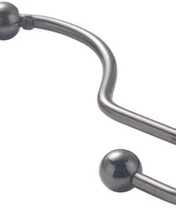 Modern Rugs And Decor Shower Curtain Hooks Rings, Rust-Resistant Metal Set Of 12 Hooks