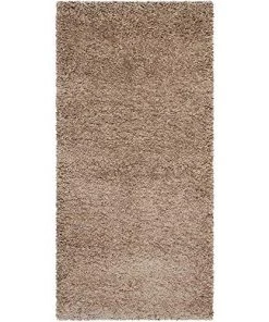 FAS Dark Beige Soft Plush Shag Area Rug All Area Rugs And Runners