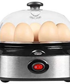 Pow Cub Kitchen 2 In 1 Electric Rapid Stainless 14 Egg Cooker/Steamer Auto Shut Off 21 Pow Cub Kitchen 2 In 1 Electric Rapid Stainless 14 Egg Cooker/Steamer Auto Shut Off