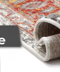 WW Modern Floral Persian Design Yellow Red Blue Area Rug All Area Rugs And Runners