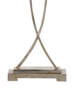 Wildwood Crystal Ball Antique Silver Metal Table Lamp