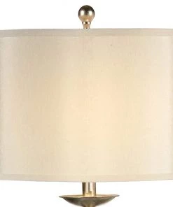 Wildwood Crystal Ball Antique Silver Metal Table Lamp