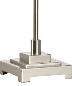 Wildwood Bailey Brushed Nickel Metal Table Lamp Lamps