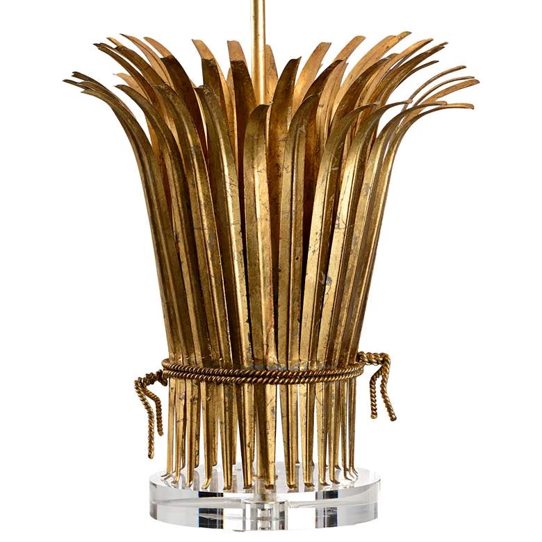Wildwood Leaf Antique Gold Table Lamp 2 Wildwood Leaf Antique Gold Table Lamp
