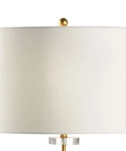 Wildwood Lamps Greek Key Gold Metal Table Lamp W/ USB Port