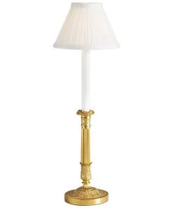 Wildwood Lamps Old Paris Brass Candlestick Table Lamp