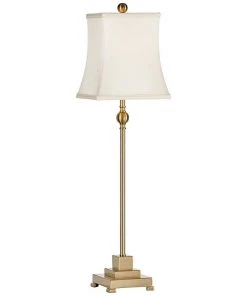 Wildwood Kensington Antique Brass Buffet Table Lamp Lamps