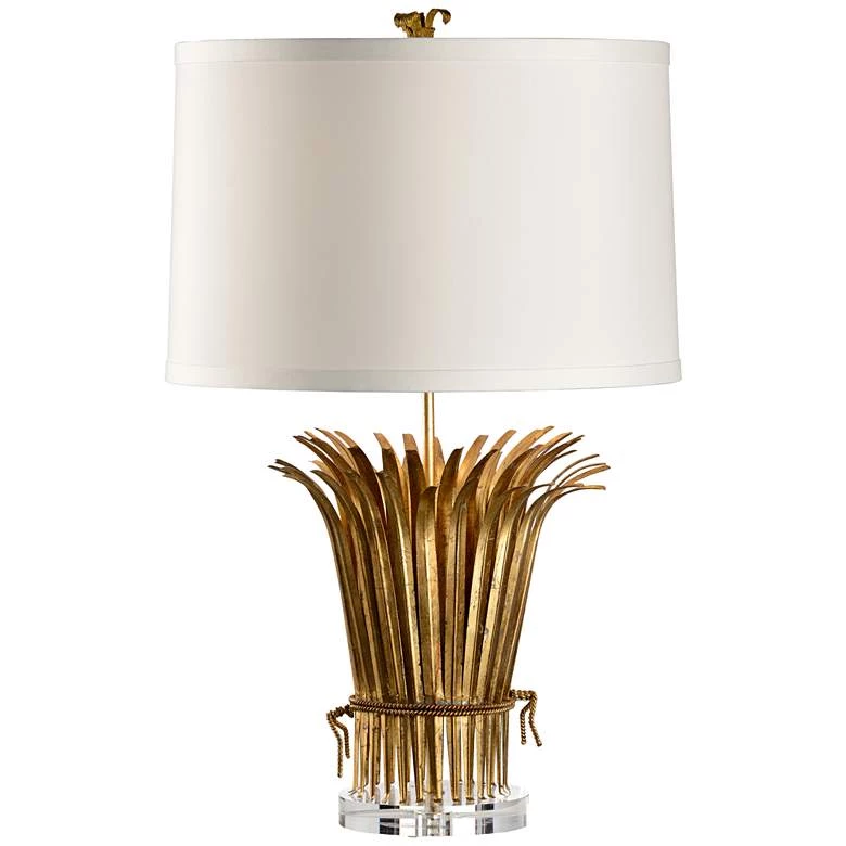 Wildwood Leaf Antique Gold Table Lamp 1 Wildwood Leaf Antique Gold Table Lamp
