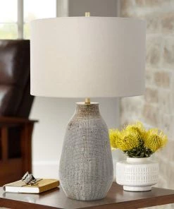 Uttermost Monacan Brown And Gray Ceramic Table Lamp Lamps