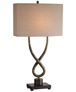 Uttermost Talema Twisted Steel Base Table Lamp
