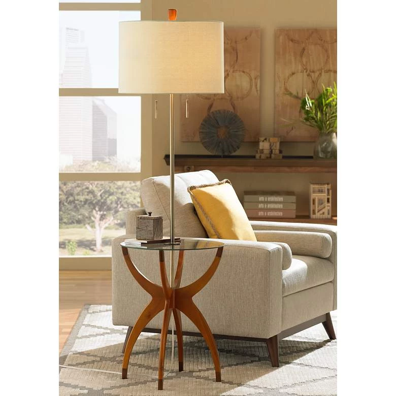 Lamp Plus Lamps Vanguard Floor Lamp With Glass Tray Table 1 Lamp Plus Lamps Vanguard Floor Lamp With Glass Tray Table