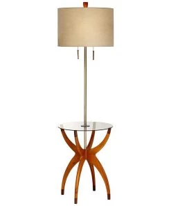 Lamp Plus Lamps Vanguard Floor Lamp With Glass Tray Table