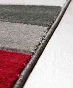 Well Woven Rad Waves Red Modern Area Rug 6 Well Woven Rad Waves Red Modern Area Rug