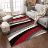 Well Woven Rad Waves Red Modern Area Rug