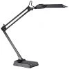 Modern Rugs And Decor Ultima Black Extended Reach Adjustable Modern Desk Lamp