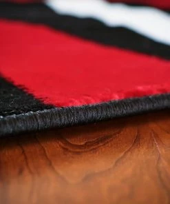 WW All Area Rugs And Runners Abstract Swirls Black Red Soft Area Rugs 11 WW All Area Rugs And Runners Abstract Swirls Black Red Soft Area Rugs