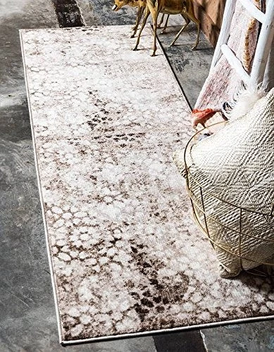 UL Vintage Brown Beige Ivory Area Rug 6 UL Vintage Brown Beige Ivory Area Rug