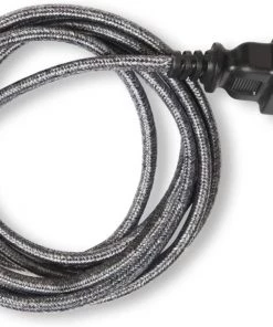 JONATHAN Haines Modern Circle Marble/Metal LED Lamp Gold Leaf/White