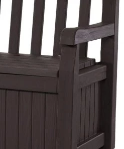 70 Gallon All Weather Outdoor Patio Storage Garden Bench Deck Box - Multiple Colors