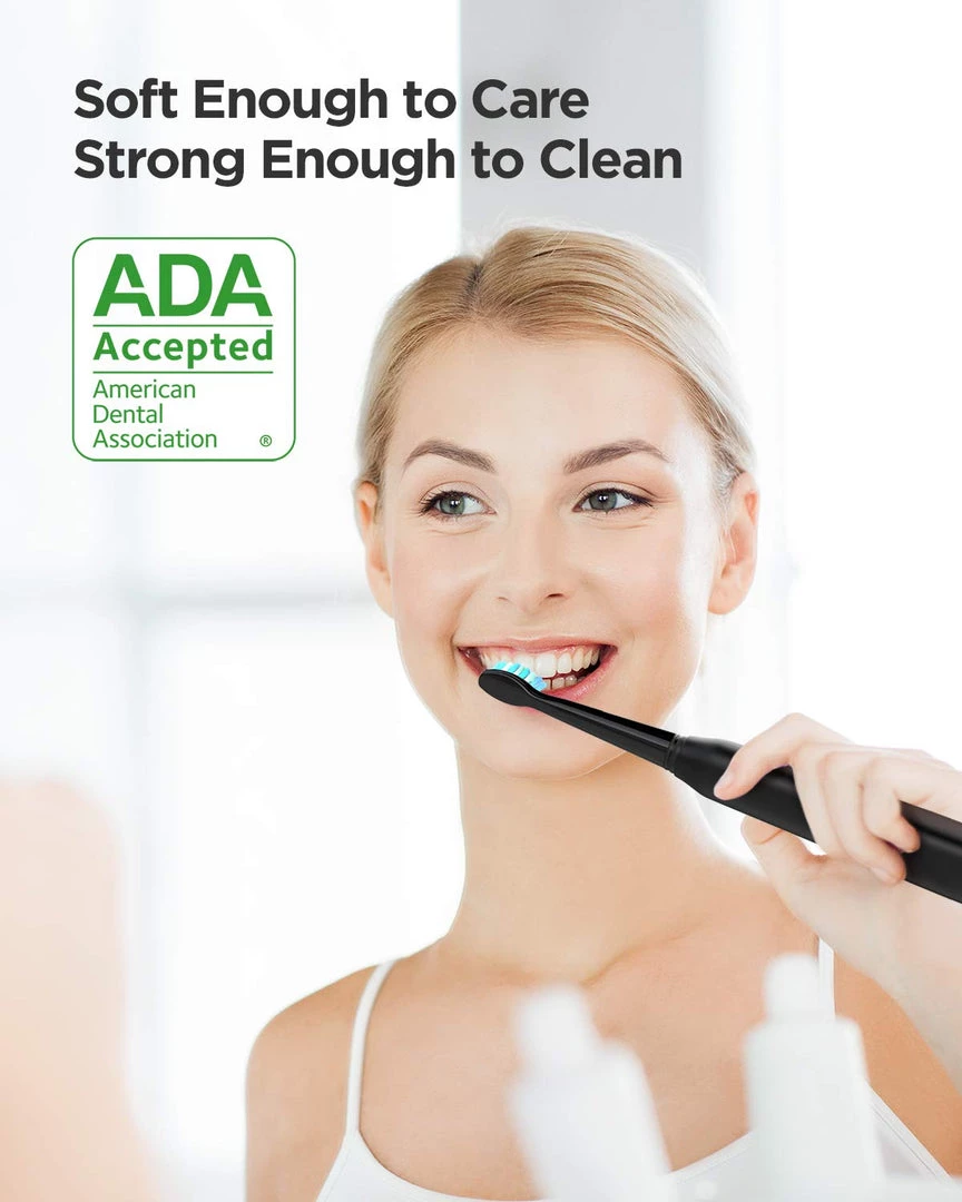 Fairywill Kitchen Electric Toothbrush Powerful Sonic Cleaning - Rechargeable With Timer, 5 Modes, 3 Brush Heads For Adults And Kids 2 Fairywill Kitchen Electric Toothbrush Powerful Sonic Cleaning - Rechargeable With Timer, 5 Modes, 3 Brush Heads For Adults And Kids