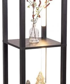 FENLO Store FENLO Fancy Display Shelves With LED Floor Lamp Lamps