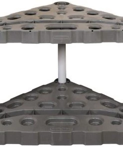 Modern Rugs And Decor Furniture Compact Indoor Outdoor Corner Tool Storage Rack - Holds 30 Tools