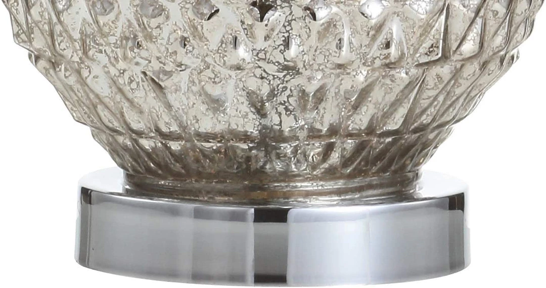 JONATHAN Krister 20.5" Glass/Metal LED Table Lamp Silver Lamps 4 JONATHAN Krister 20.5" Glass/Metal LED Table Lamp Silver Lamps