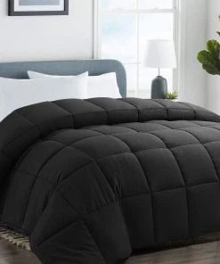 Modern Rugs And Decor Down Alternative Comforter Duvet Insert Corner Ties,Fluffy Warm All Season Soft Reversible Hotel Collection - Hypoallergenic - Machine Washable