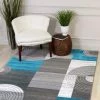 Modern Rugs And Decor Modern Trendz Abstract Premium Blue Grey White Soft Area Rug