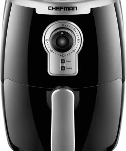 Chefman Turbofry 2 Liter Kitchen Black 2 Liter Air Fryer Temp Control